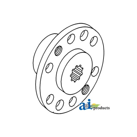 A & I Products Hub, PTO Drive (Bushing Type) 4" x5" x3" A-LS633